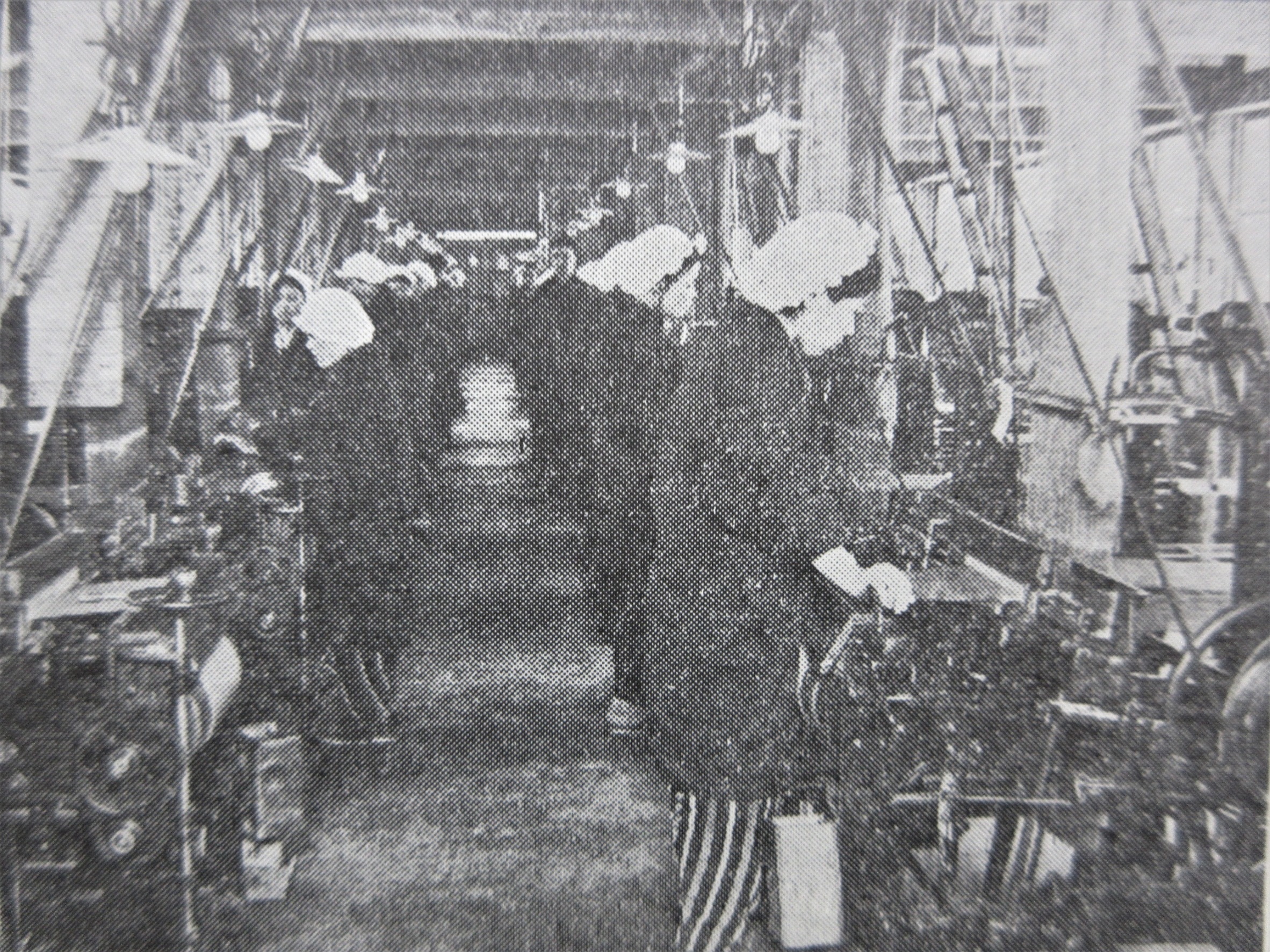 昭和15年頃の織物工場